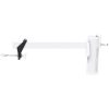 Parasollfäste för balkong vit 38 mm stål vidaXL – miniatyr 3