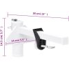 Parasollfäste för balkong vit 38 mm stål vidaXL – miniatyr 5