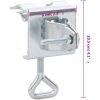 Parasollfästen för balkong 2 st 32 mm galvaniserat stål vidaXL – miniatyr 6