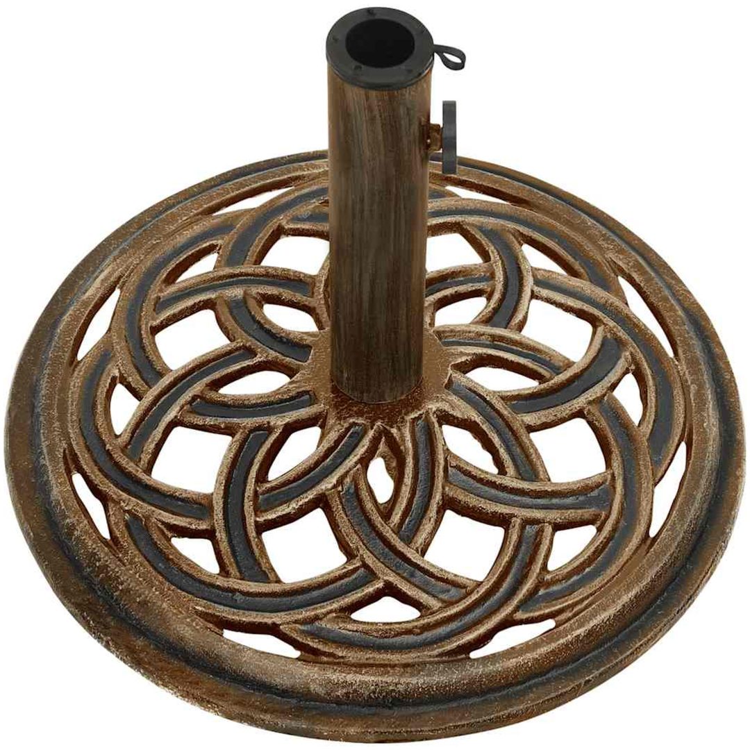 Parasollfot brons 44x gjutjärn vidaXL ⌀44 x 31 cm – bild 5