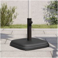 Parasollfot för ⌀32/35/38 mm stolpar 11 kg fyrkantigt vidaXL