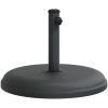 Parasollfot för ⌀32/35/38 mm stolpar 15 kg rund vidaXL – miniatyr 2