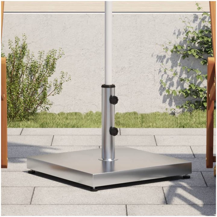 Parasollfot för ⌀32/38/48 mm stolpar 11 kg fyrkantigt vidaXL – bild 2