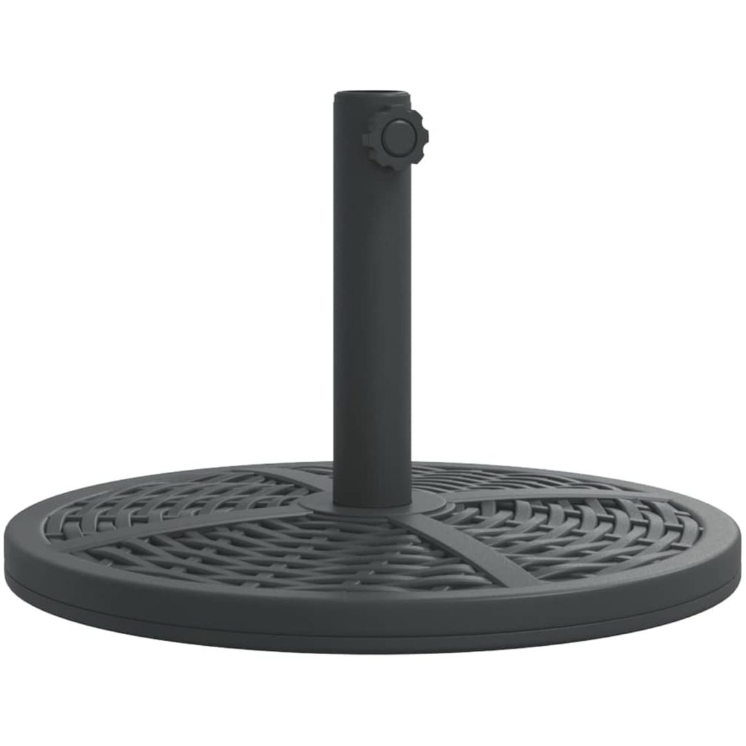 Parasollfot för ⌀38 / 48 mm stolpar 12 kg rund vidaXL – bild 2