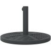 Parasollfot för ⌀38 / 48 mm stolpar 12 kg rund vidaXL – miniatyr 6