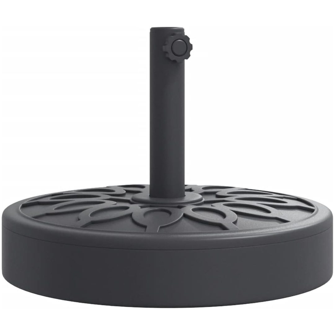 Parasollfot för ⌀38 / 48 mm stolpar 25 kg rund vidaXL – bild 2