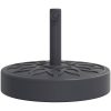 Parasollfot för ⌀38 / 48 mm stolpar 25 kg rund vidaXL – miniatyr 4