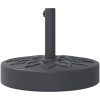 Parasollfot för ⌀38 / 48 mm stolpar 25 kg rund vidaXL – miniatyr 6