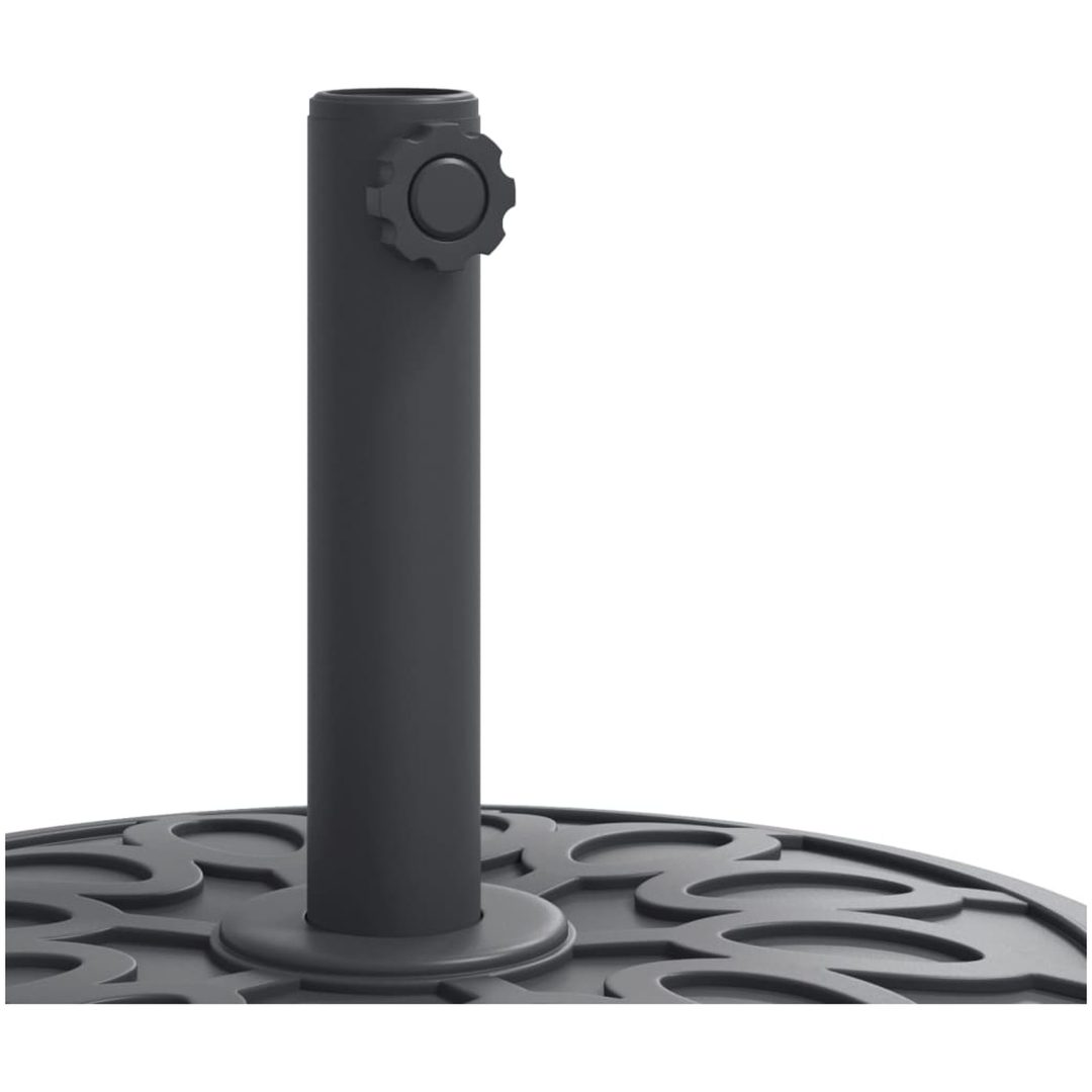 Parasollfot för ⌀38 / 48 mm stolpar 25 kg rund vidaXL – bild 7