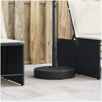 Parasollfot för ⌀38 / 48 mm stolpar 25 kg rund vidaXL