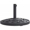 Parasollfot för ⌀38 / 48 mm stolpar 9 kg halvrund vidaXL – miniatyr 2
