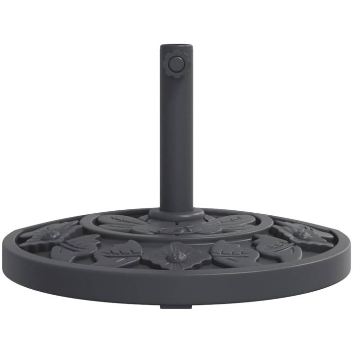 Parasollfot för ⌀38 / 48 mm stolpar 9 kg halvrund vidaXL – bild 4