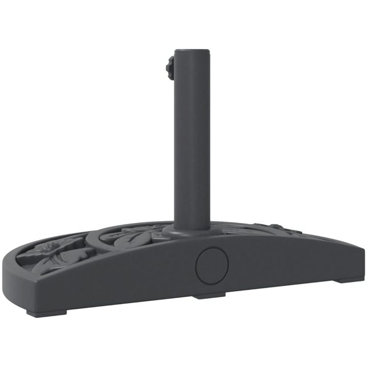 Parasollfot för ⌀38 / 48 mm stolpar 9 kg halvrund vidaXL – bild 6
