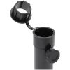 Parasollfot för ⌀38/48 mm stolpe matt svart stål vidaXL – miniatyr 5