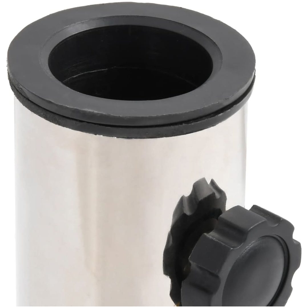Parasollfot för ⌀38/48 mm stolpe silver rostfritt stål vidaXL – bild 4