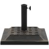 Parasollfot fyrkantig polyresin 12 kg brons vidaXL – miniatyr 2