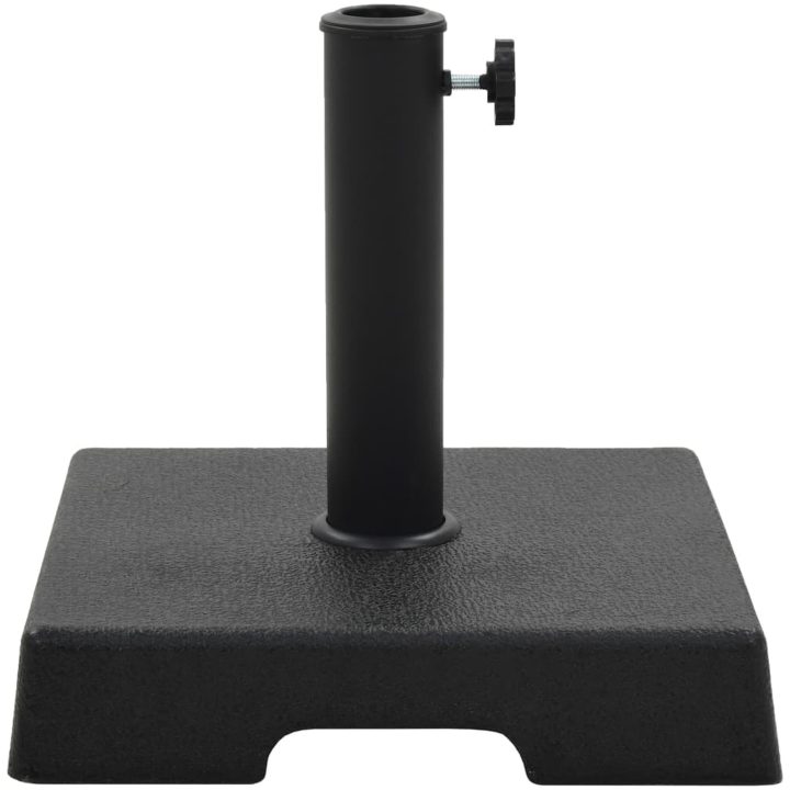 Parasollfot fyrkantig polyresin 8 kg svart vidaXL – bild 2