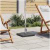 Parasollfot granit 20 kg fyrkantig svart vidaXL – miniatyr 1