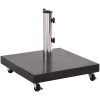Parasollfot granit 30 kg fyrkantig svart vidaXL – miniatyr 2
