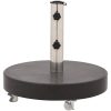 Parasollfot granit 30 kg rund svart vidaXL – miniatyr 4