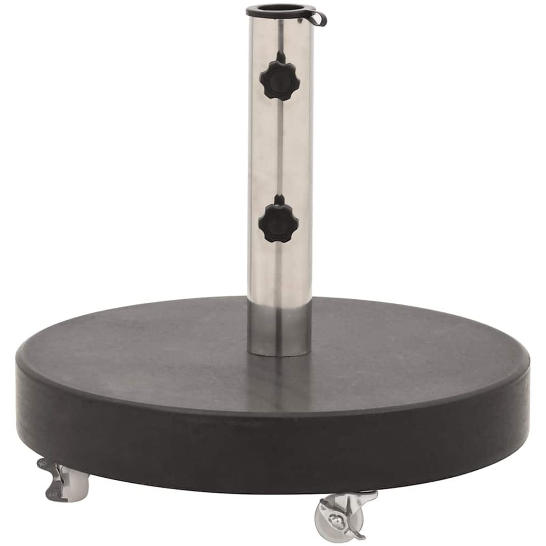 Parasollfot granit 30 kg rund svart vidaXL – bild 4