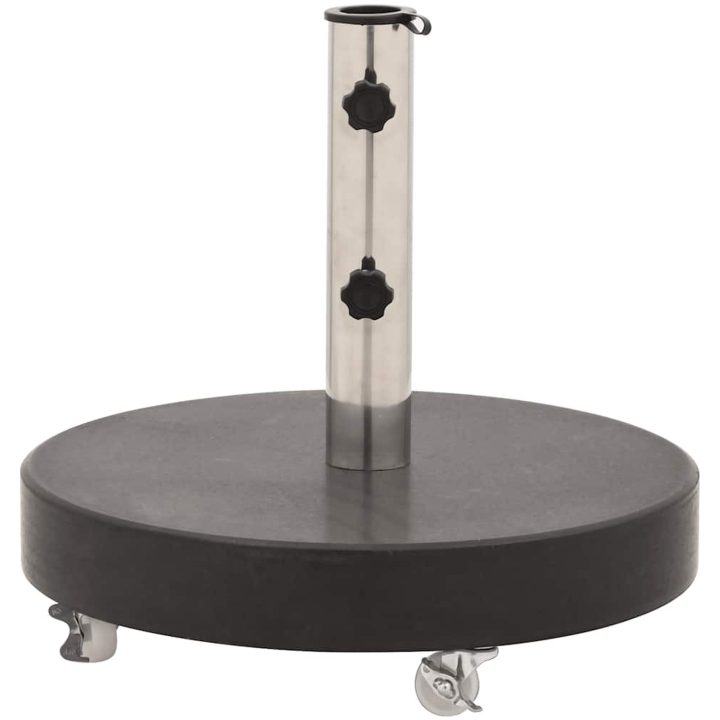 Parasollfot granit 30 kg rund svart vidaXL – bild 4