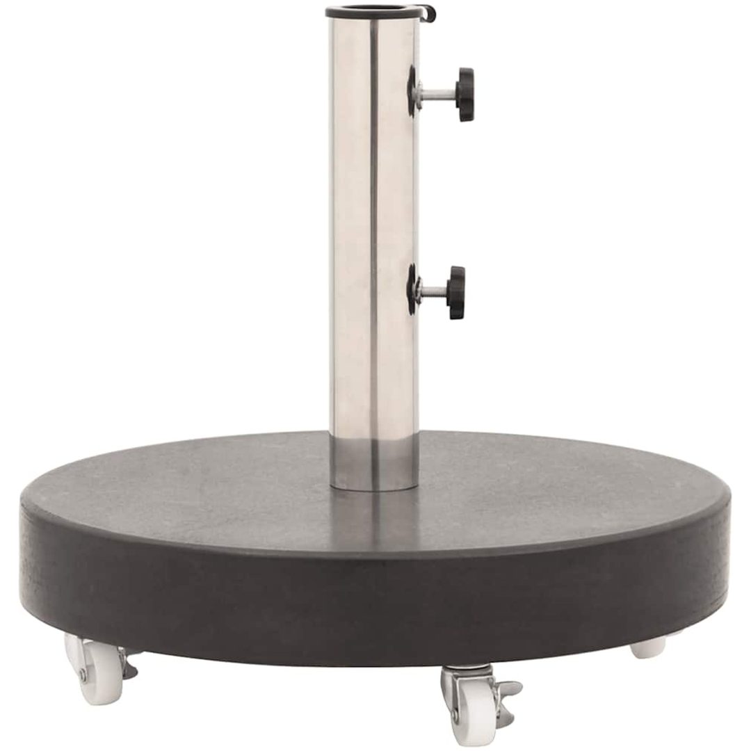 Parasollfot granit 30 kg rund svart vidaXL – bild 5