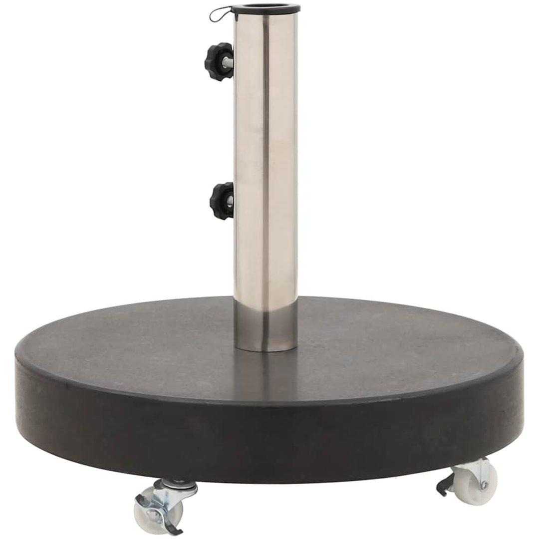 Parasollfot granit 30 kg rund svart vidaXL – bild 6