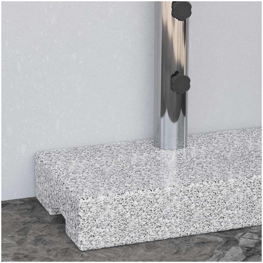 Parasollfot granit rektangulär 25 kg vidaXL – bild 4