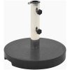 Parasollfot granit rund 20 kg svart vidaXL – miniatyr 2