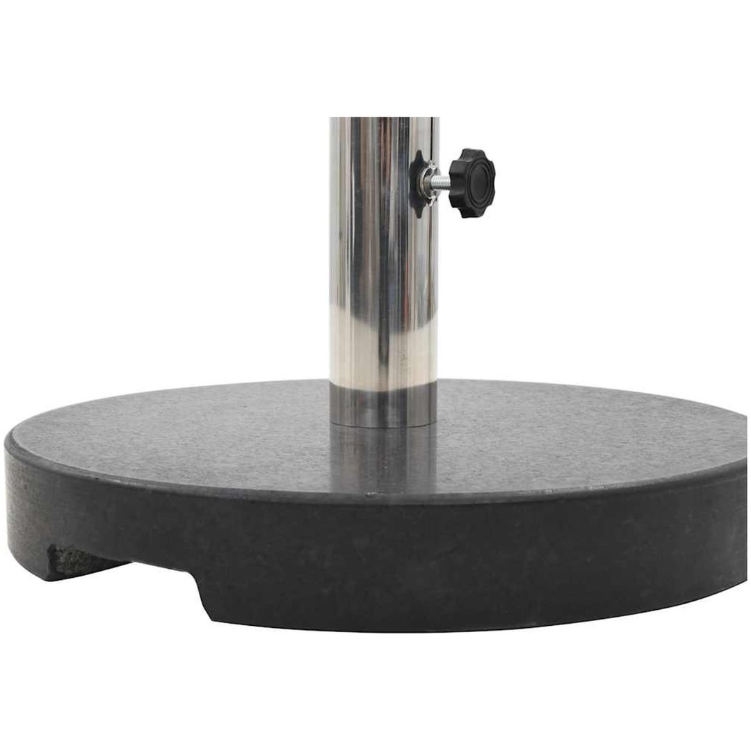 Parasollfot granit rund 20 kg svart vidaXL – bild 6