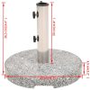 Parasollfot granit rund 20 kg vidaXL – miniatyr 11