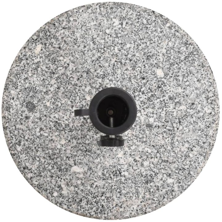Parasollfot granit rund 20 kg vidaXL – bild 4