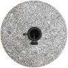 Parasollfot granit rund 20 kg vidaXL – miniatyr 5