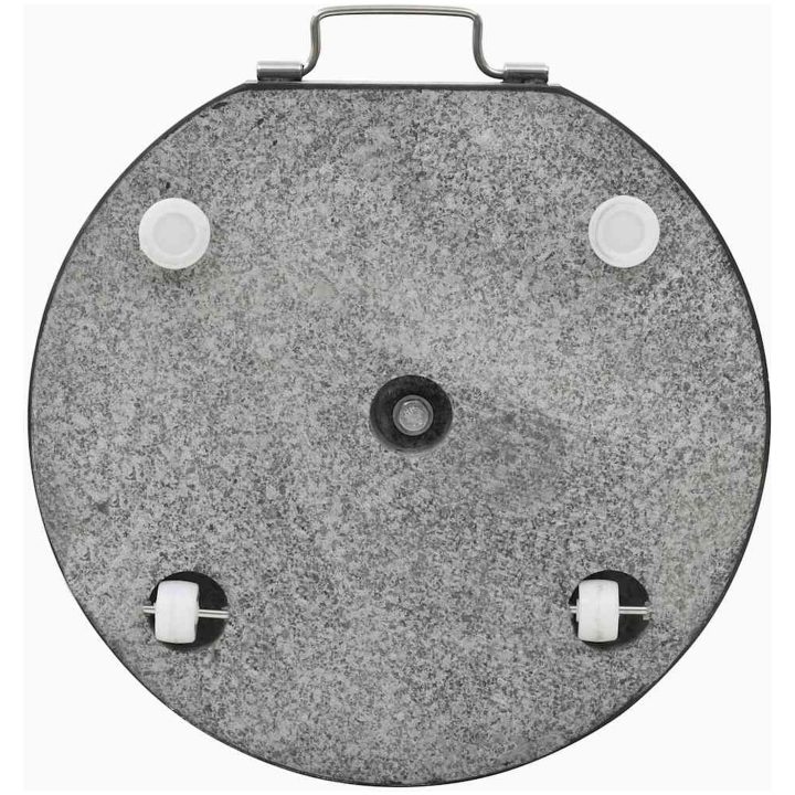 Parasollfot granit rund 28,5 kg svart vidaXL – bild 5