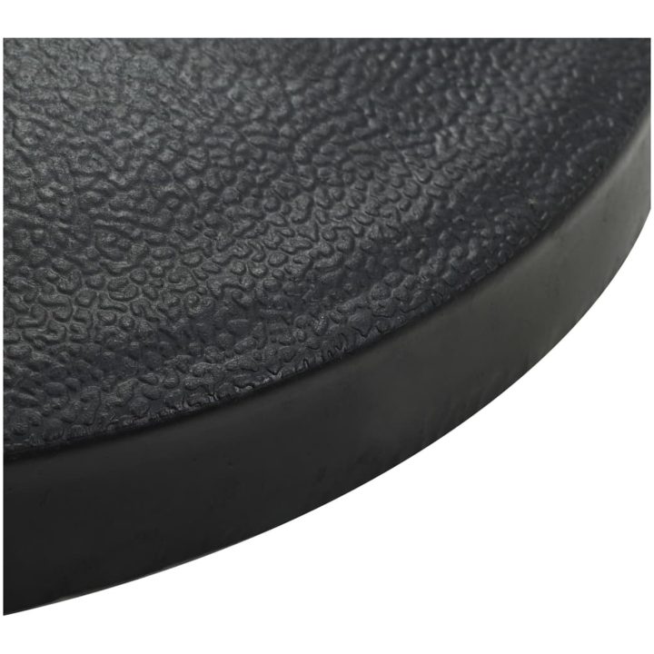 Parasollfot halvrund polyresin 9 kg svart vidaXL – bild 4