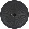 Parasollfot i harts rund svart 14 kg vidaXL – miniatyr 4