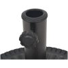 Parasollfot i harts rund svart 14 kg vidaXL – miniatyr 6