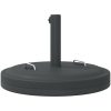 Parasollfot med handtag för ⌀38 / 48 mm stolpar 25 kg rund vidaXL – miniatyr 6