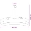 Parasollfot med handtag för ⌀38 / 48 mm stolpar 25 kg rund vidaXL – miniatyr 9