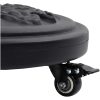 Parasollfot med hjul för 38-48 mm poler 13 kg rund vidaXL Medium – miniatyr 10
