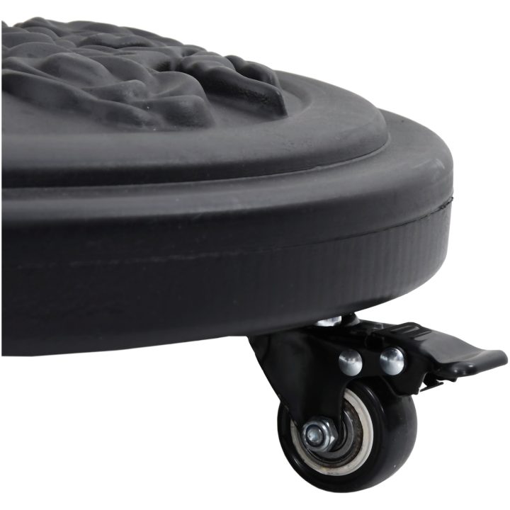 Parasollfot med hjul för 38-48 mm poler 13 kg rund vidaXL Medium – bild 10