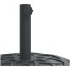 Parasollfot med hjul för ⌀38 / 48 mm stolpar 27 kg rund vidaXL – miniatyr 7