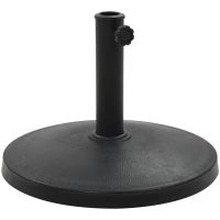 Parasollfot rund polyresin 10 kg svart vidaXL