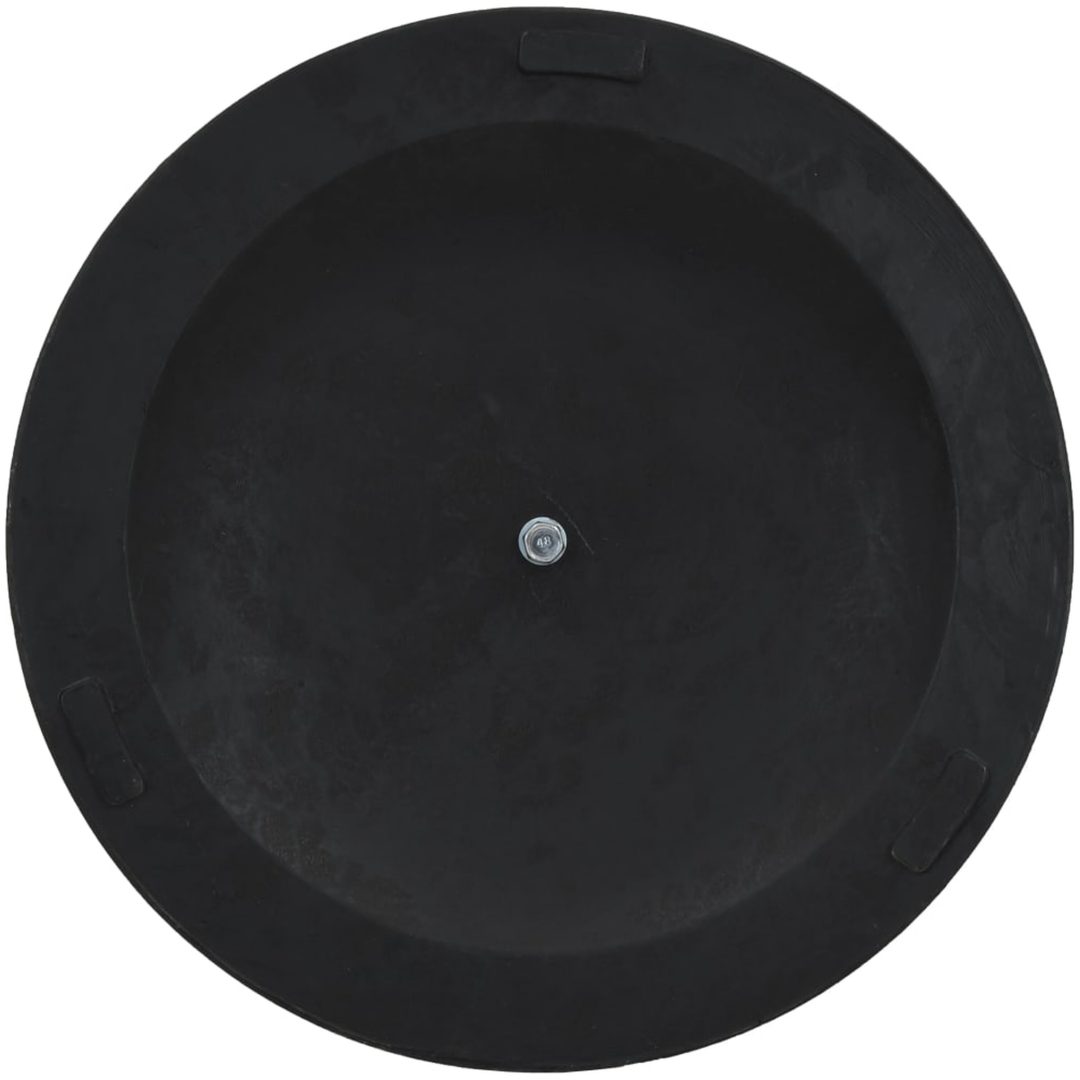 Parasollfot rund polyresin 19 kg brons vidaXL – bild 5