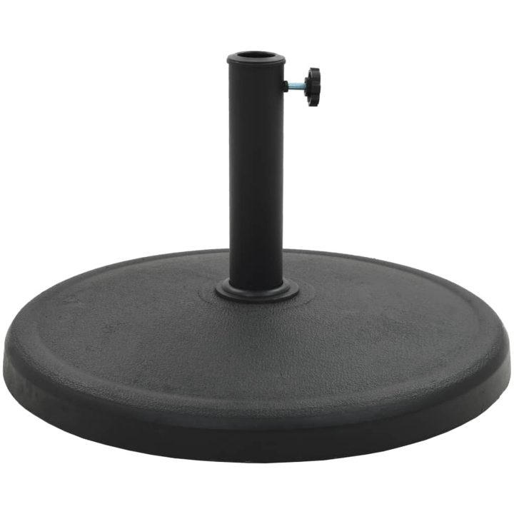Parasollfot rund polyresin 19 kg svart vidaXL – bild 2