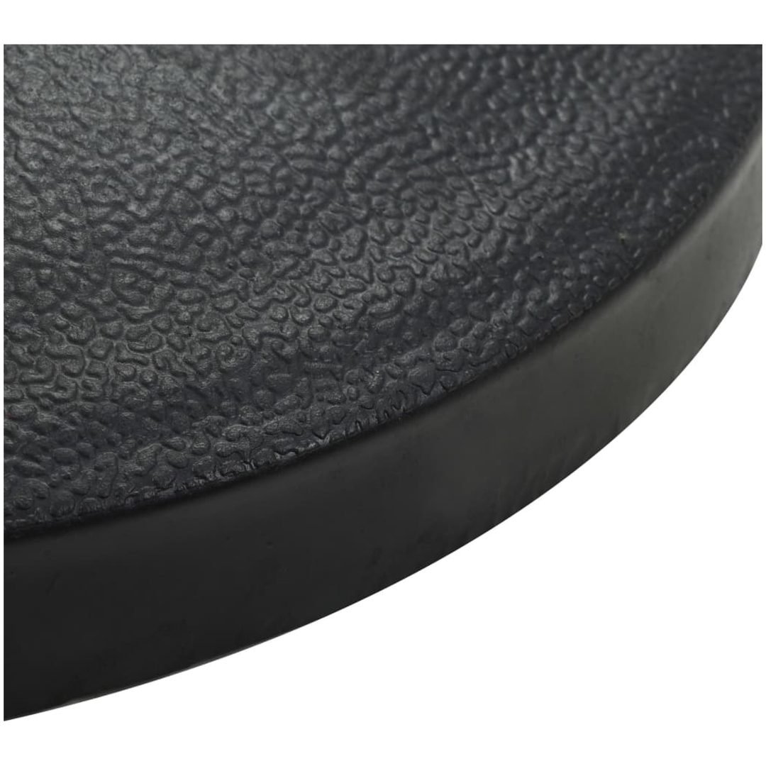 Parasollfot rund polyresin 19 kg svart vidaXL – bild 4