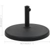 Parasollfot rund polyresin 19 kg svart vidaXL – miniatyr 6