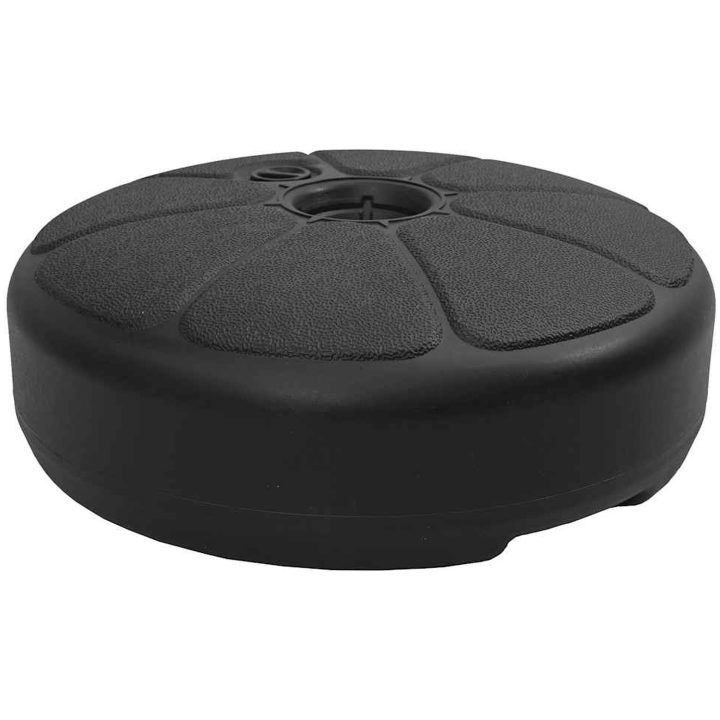 Parasollfot sand/vattenfylld 15 L svart vidaXL – bild 2