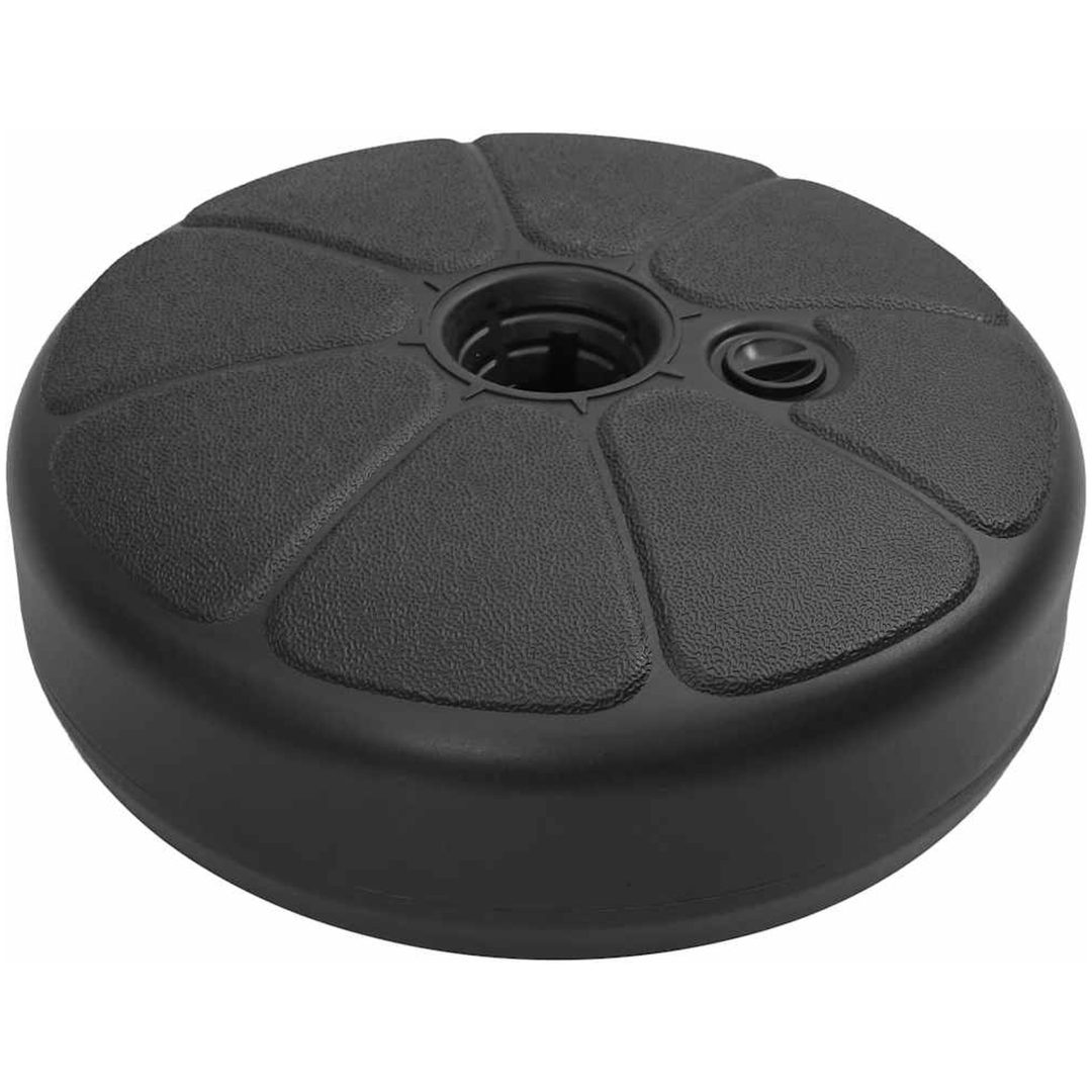 Parasollfot sand/vattenfylld 15 L svart vidaXL – bild 7